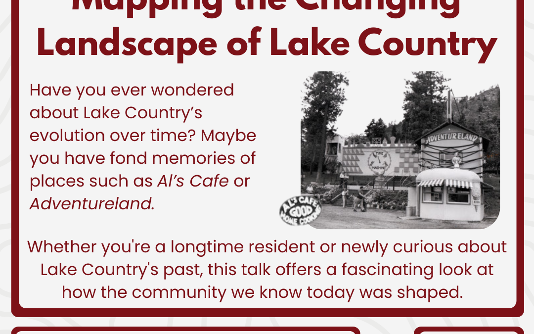 Mapping the Changing Landscape of Lake Country